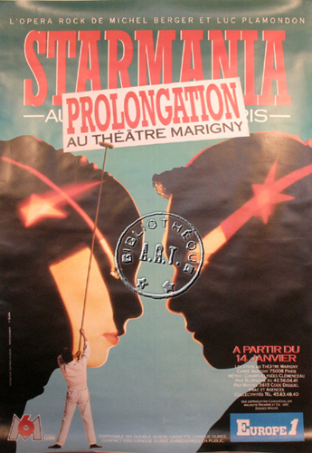 l'affiche originale: Starmania