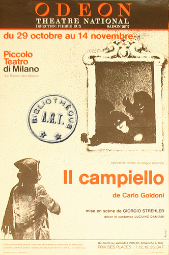 l'affiche originale: Il Campiello