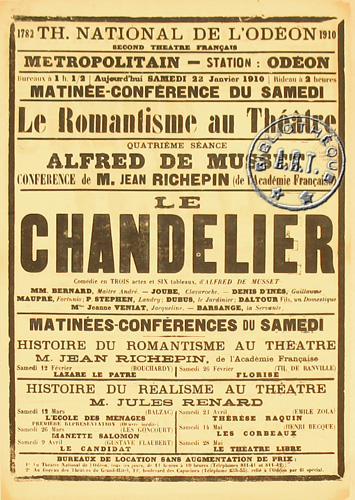 l'affiche originale: Le Chandelier