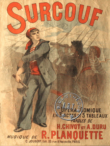 l'affiche originale: Surcouf