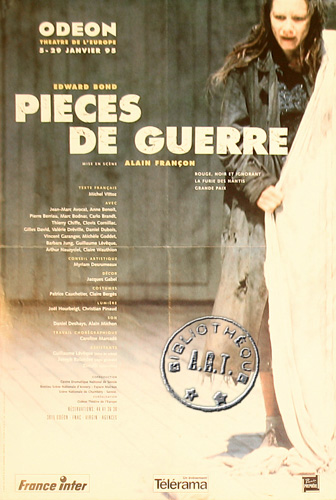 l'affiche originale: Pièces de guerre