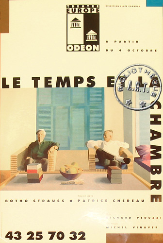l'affiche originale: Le Temps et la chambre