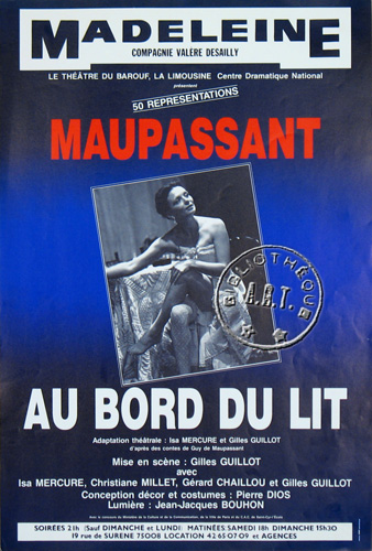 l'affiche originale: Au bord du lit