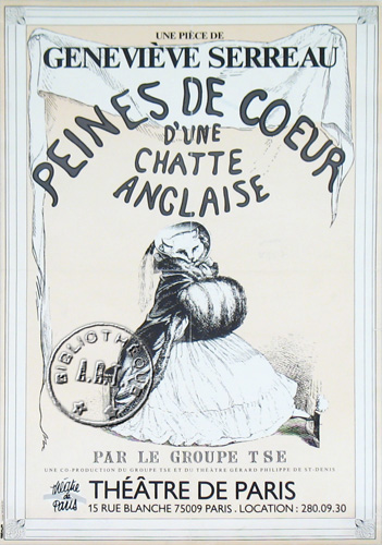 l'affiche originale: Peines de cœur d'une chatte anglaise