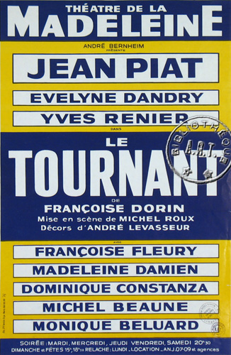 l'affiche originale: Le Tournant