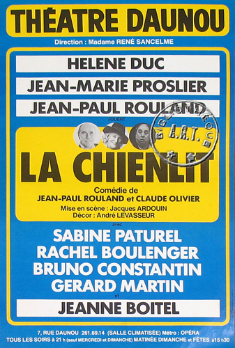l'affiche originale: La Chienlit
