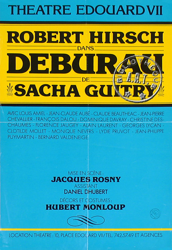 l'affiche originale: Deburau