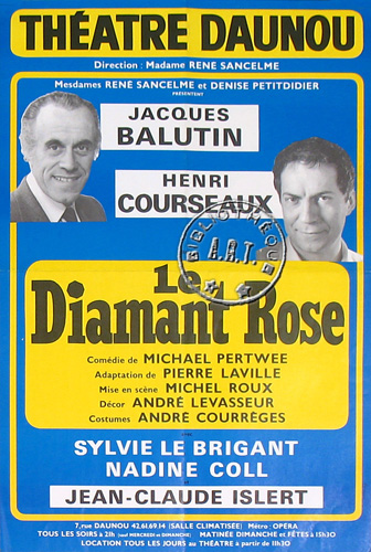 l'affiche originale: Le Diamant rose