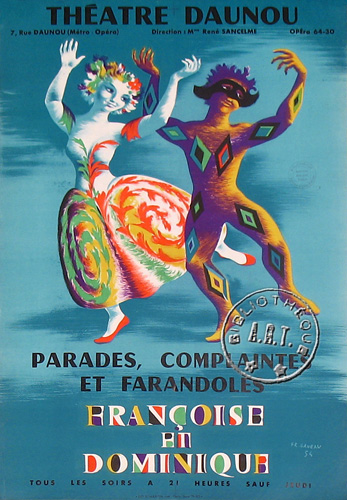 l'affiche originale: Parades, Complaintes et Farandoles