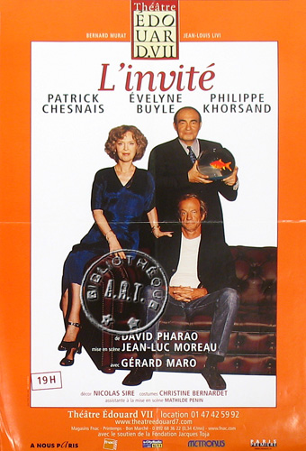 l'affiche originale: L'Invité