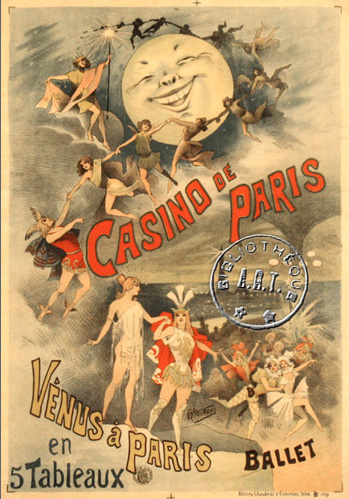 l'affiche originale: Vénus à Paris