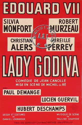 l'affiche originale: Lady Godiva