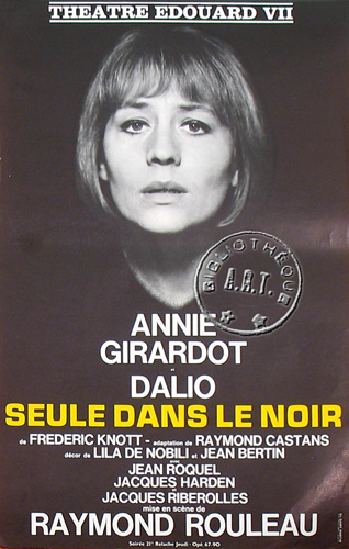l'affiche originale: Seule dans le noir