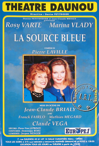 l'affiche originale: La Source bleue