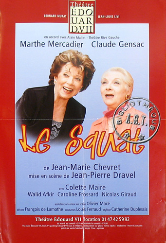 l'affiche originale: Le Squat