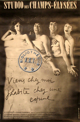 l'affiche originale: Viens chez moi, j'habites chez une copine