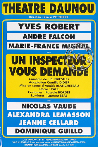 l'affiche originale: Un inspecteur vous demande