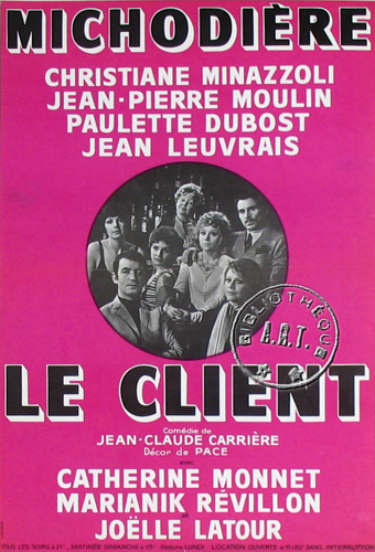 l'affiche originale: Le Client
