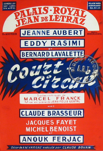 l'affiche originale: Court-circuit