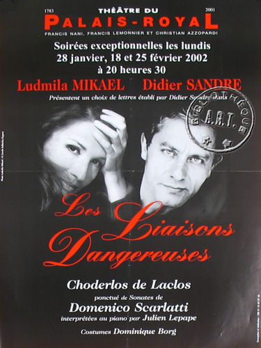 l'affiche originale: Les Liaisons Dangereuses