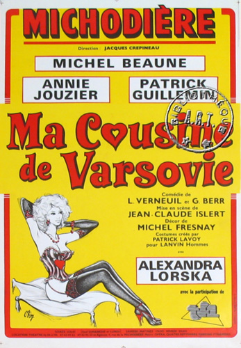 l'affiche originale: Ma cousine de Varsovie