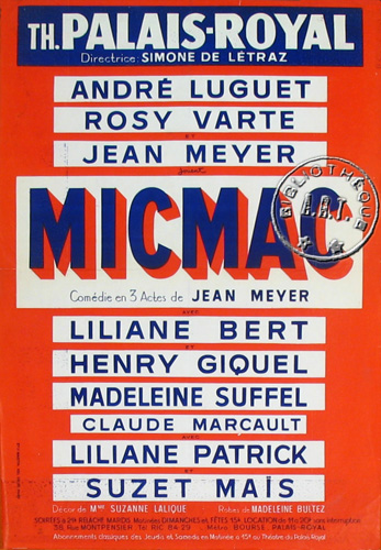 l'affiche originale: Micmac