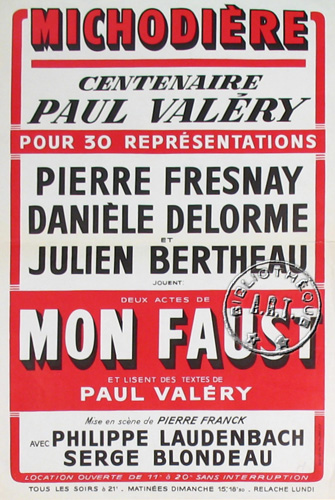 l'affiche originale: Mon Faust