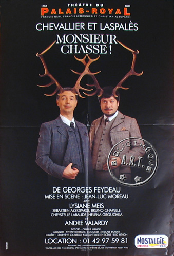 l'affiche originale: Monsieur chasse !