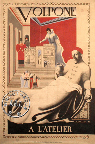 l'affiche originale: Volpone