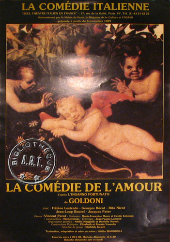 l'affiche originale: La Comédie de l'Amour