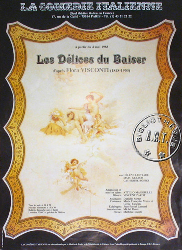 l'affiche originale: Les Délices du baisers
