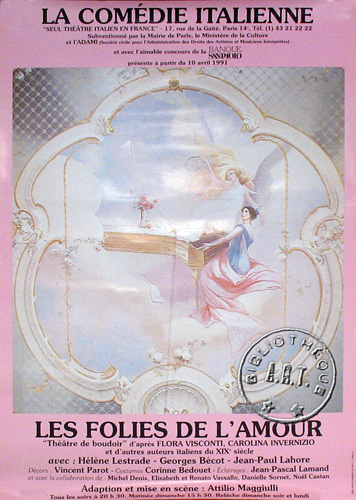 l'affiche originale: Les Folies de l'amour