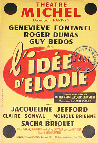 l'affiche originale: L'Idée d'Élodie