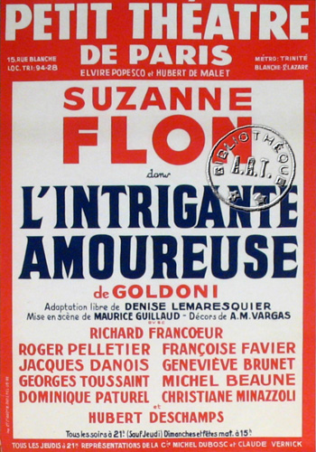 l'affiche originale: L'Intrigante amoureuse