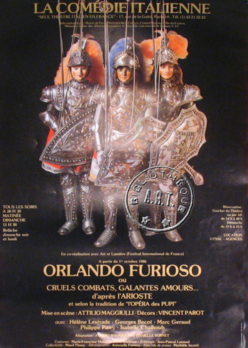 l'affiche originale: Orlando Furioso