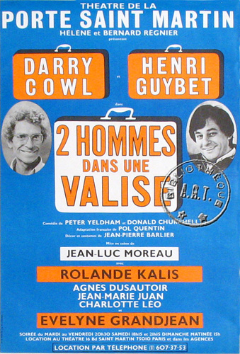 l'affiche originale: 2 hommes dans une valise