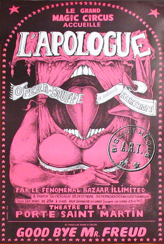 l'affiche originale: L'Apologue