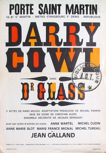l'affiche originale: Docteur Glass ou le médecin imaginaire