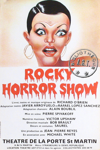 l'affiche originale: Rocky Horror Show