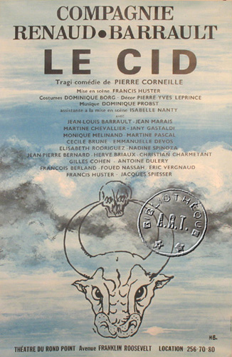 l'affiche originale: Le Cid