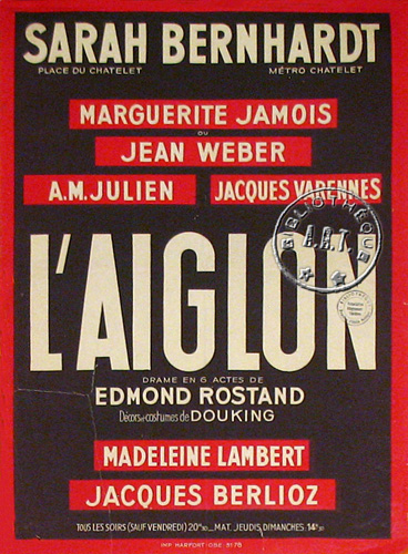 l'affiche originale: L'Aiglon