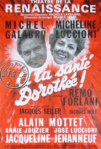 l'affiche originale: À ta santé Dorothée !