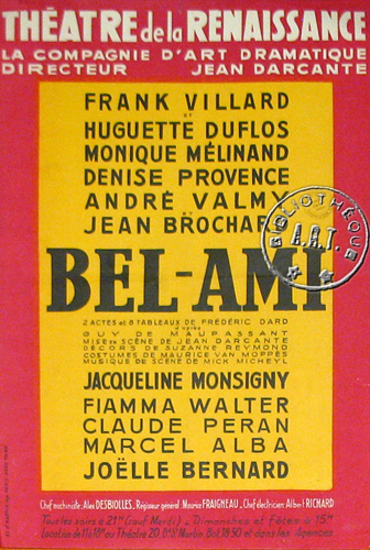 l'affiche originale: Bel-Ami