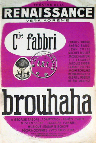 l'affiche originale: Brouhaha