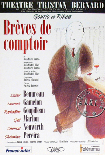 l'affiche originale: Brèves de comptoir