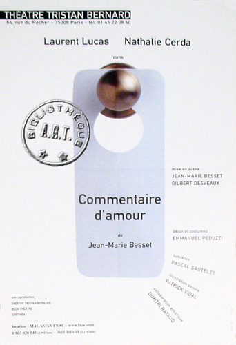 l'affiche originale: Commentaire d'amour