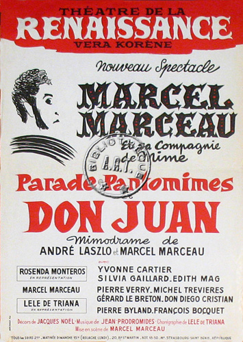 l'affiche originale: Don Juan