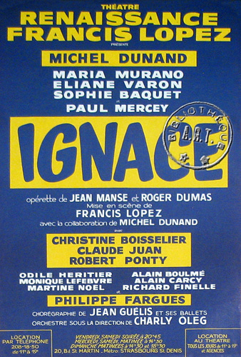 l'affiche originale: Ignace