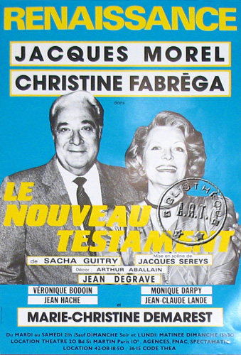 l'affiche originale: Le Nouveau testament