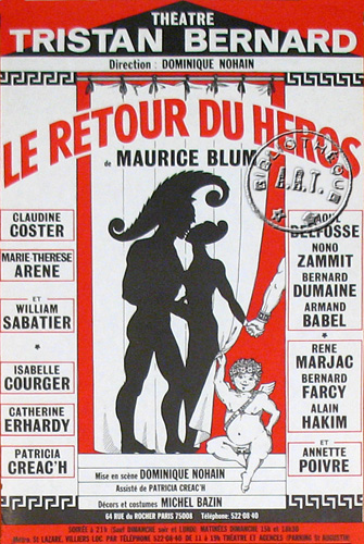 l'affiche originale: Le Retour du héros